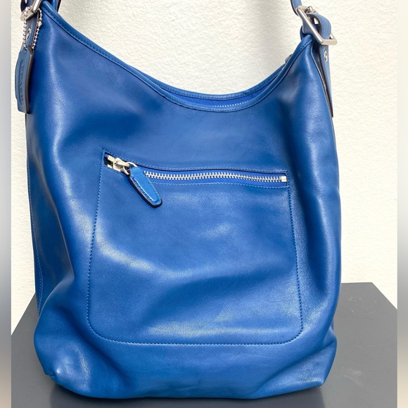 Coach Legacy Leather Duffle in Cobalt - NWT - Picture 9 of 11